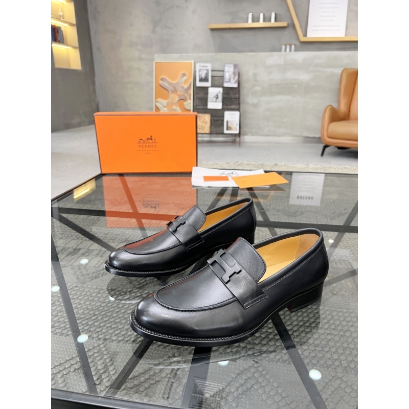 H**mes leather shoes
